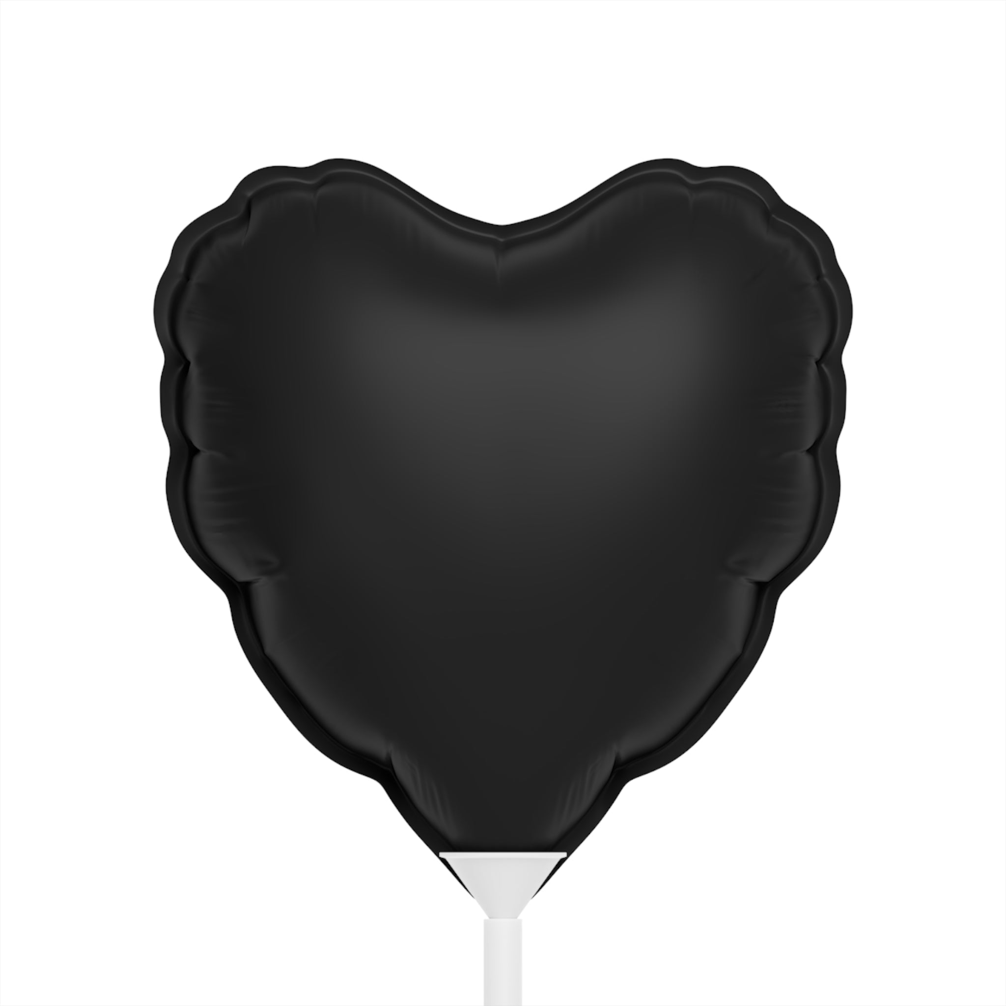 Black Balloon- Personalize (Round and Heart-shaped), 6"
