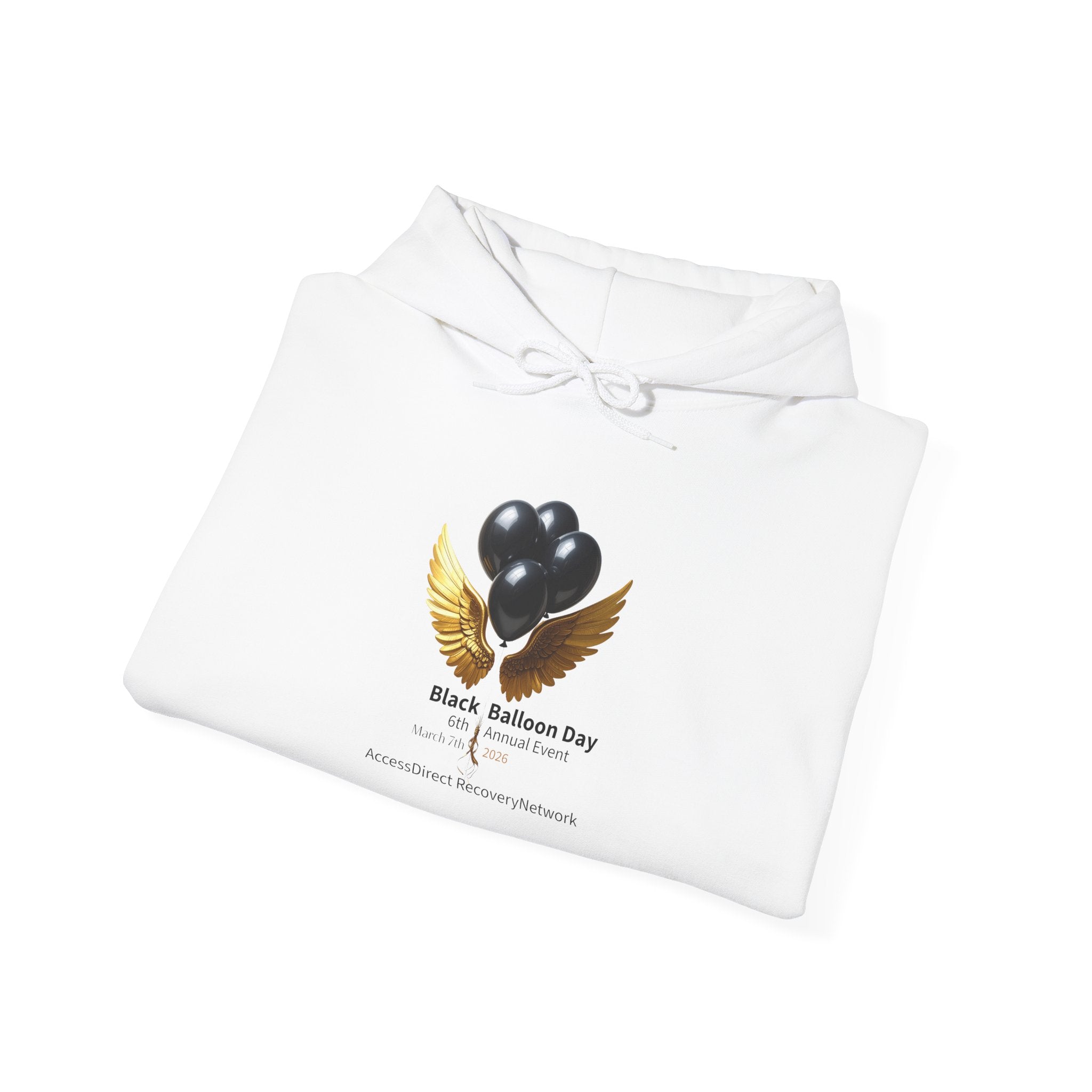 Black Balloon Unisex Heavy Blend™ In Loving Memory Hooded Sweatshirt