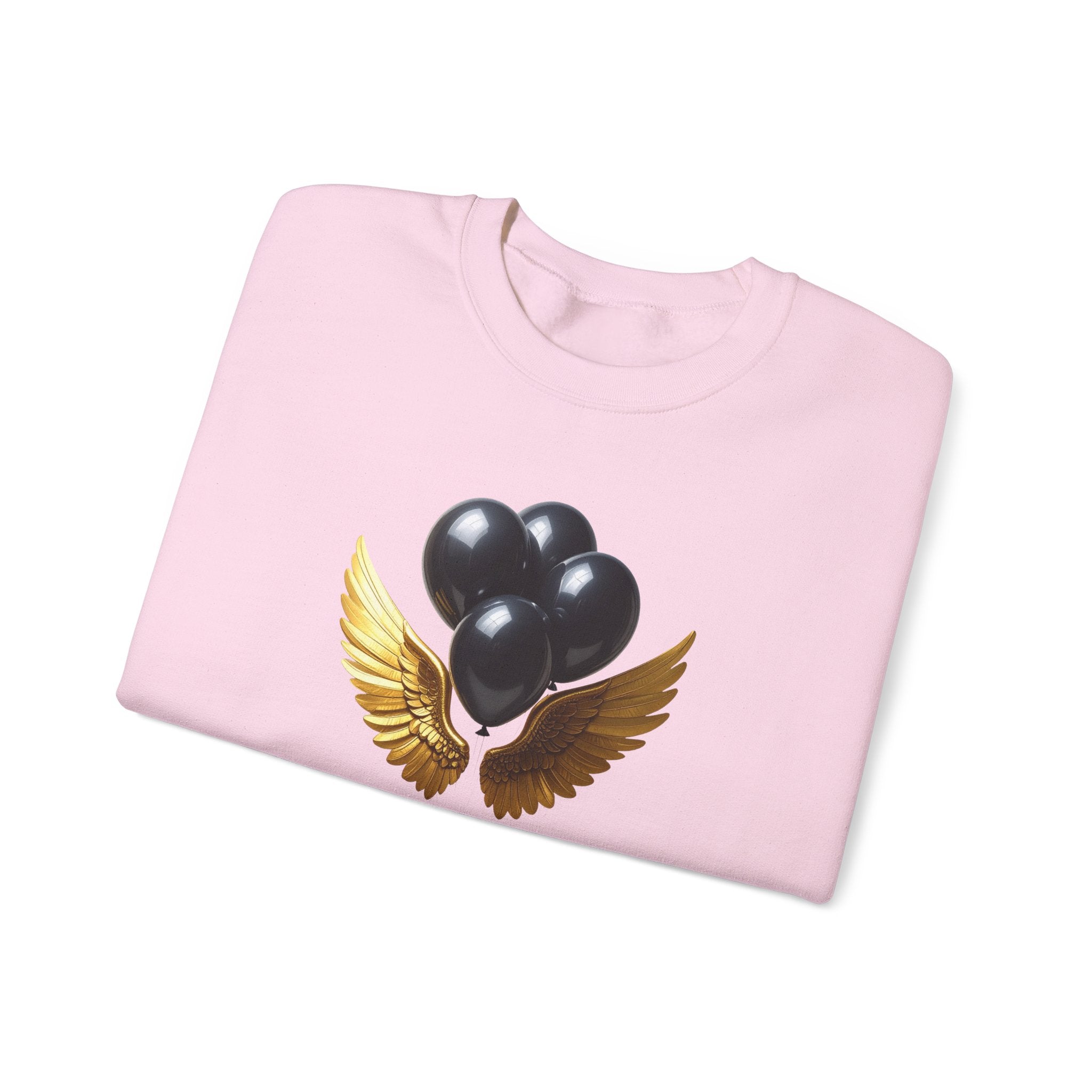 Black Balloon Memorial Crewneck Sweatshirt —  Tribute Design