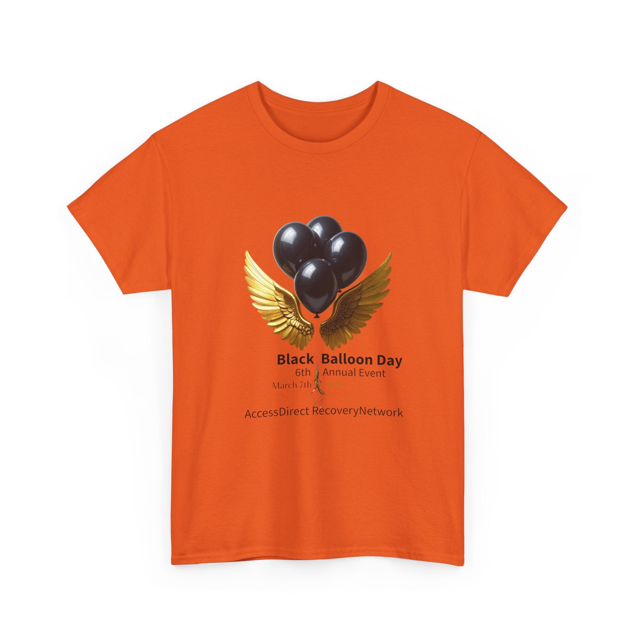 Black Balloon Memorial T-Shirt — Personalize In Loving Memory Tribute Tee