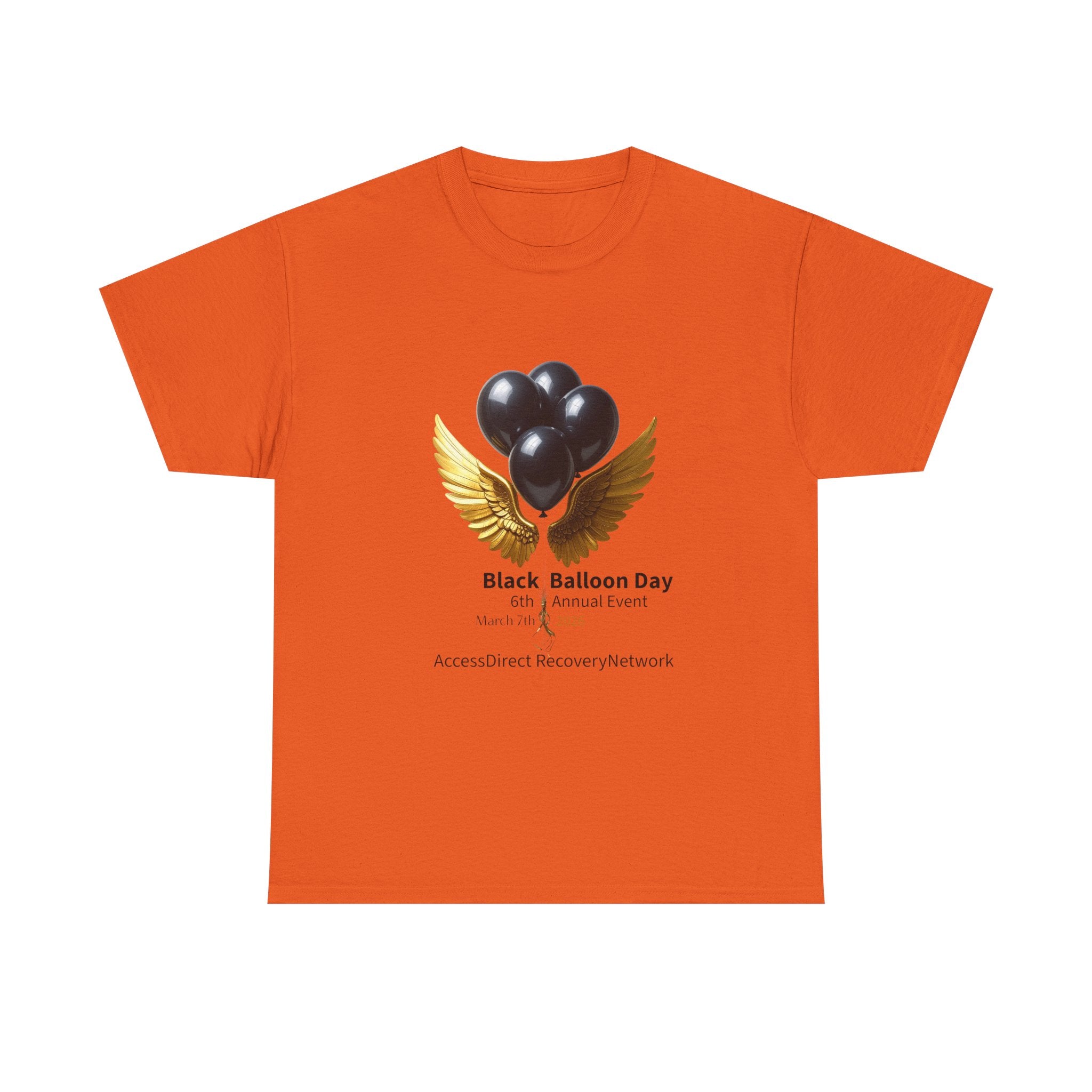 Black Balloon Memorial T-Shirt — Personalize In Loving Memory Tribute Tee
